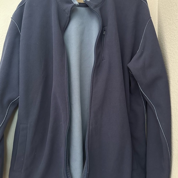 LIFE IS GOOD Jacket Womens L Gray Fleece Full Zip Mock Collar, Outdoor, Camping - Picture 1 of 8